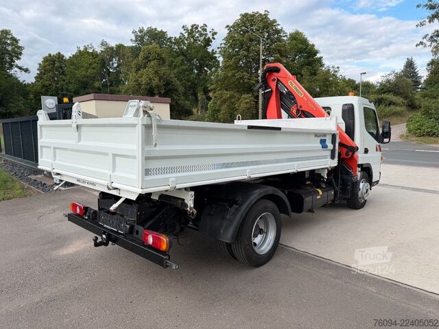Transporter mit Kipper FUSO Canter 7C15 Kipper KRAN Palfinger AHK  3to