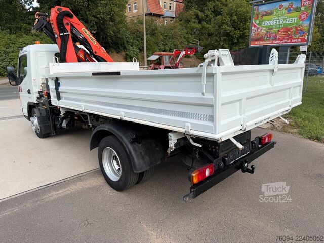 Transporter mit Kipper FUSO Canter 7C15 Kipper KRAN Palfinger AHK  3to
