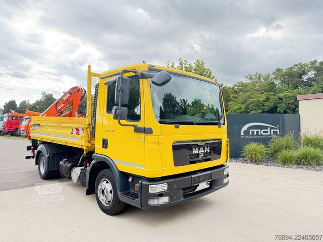 شاحنة فان مزودة برافعة MAN TGM 8.180 Kipper KRAN Greifer