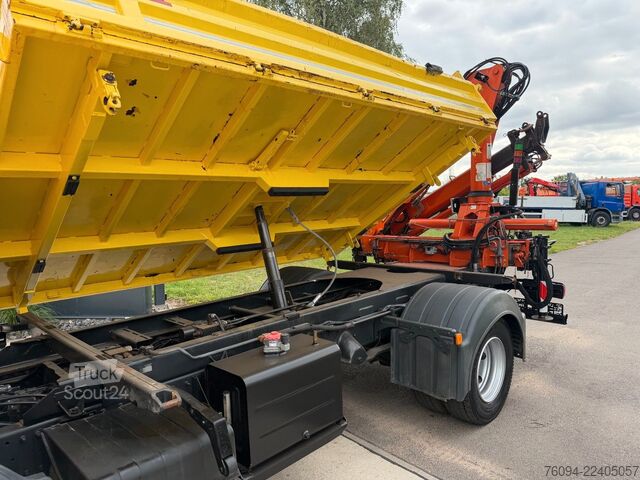 شاحنة فان مزودة برافعة MAN TGM 8.180 Kipper KRAN Greifer