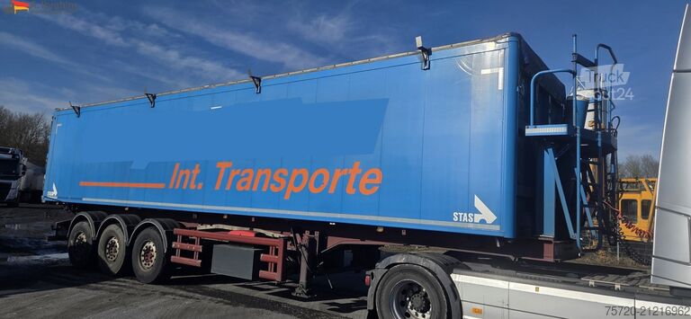 Tipper semitrailer STAS S300CX 50 cbm, Zustand einsatzbereit Liftachse, Scheibenbremse