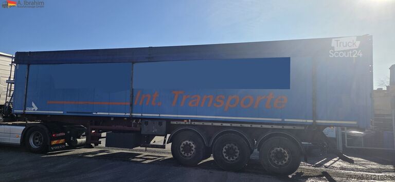 Tipper semitrailer STAS S300CX 50 cbm, Zustand einsatzbereit Liftachse, Scheibenbremse