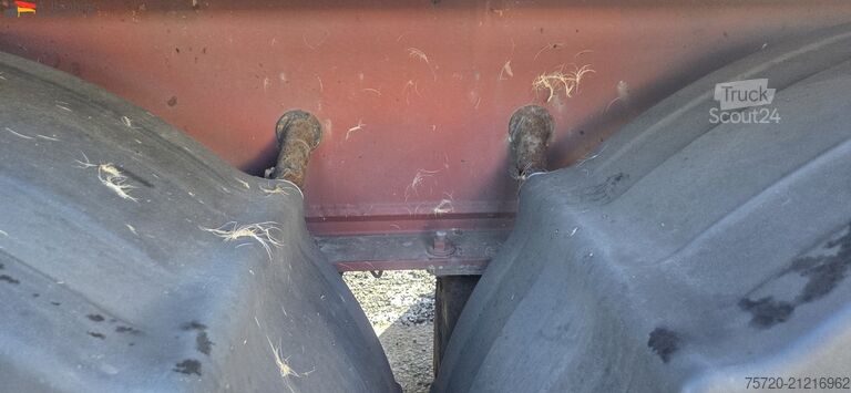 Tipper semitrailer STAS S300CX 50 cbm, Zustand einsatzbereit Liftachse, Scheibenbremse