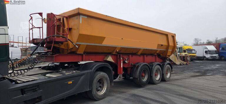Tipper semitrailer Meierling MSK 24 Stahlmulde | Liftachse | 24 m³ | Scheibenbremse