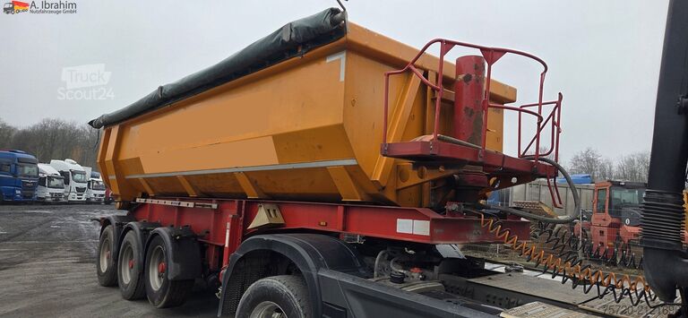 Tipper semitrailer Meierling MSK 24 Stahlmulde | Liftachse | 24 m³ | Scheibenbremse
