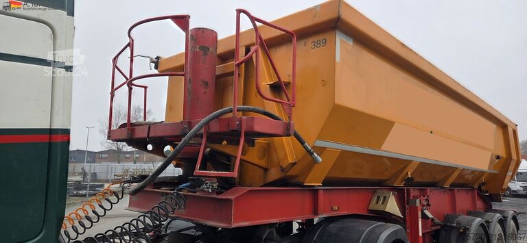 Tipper semitrailer Meierling MSK 24 Stahlmulde | Liftachse | 24 m³ | Scheibenbremse