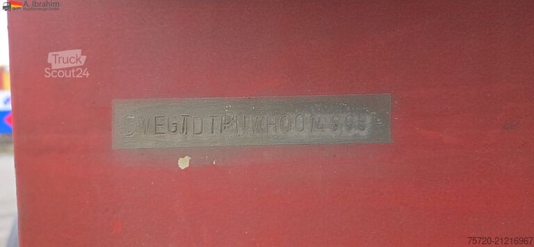 Tipper semitrailer Meierling MSK 24 Stahlmulde | Liftachse | 24 m³ | Scheibenbremse