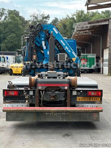Camion benne à bras amovible VOLVO FM 410 8x4 BL Tridem VDL & ATLAS 206.3E LK *10 m