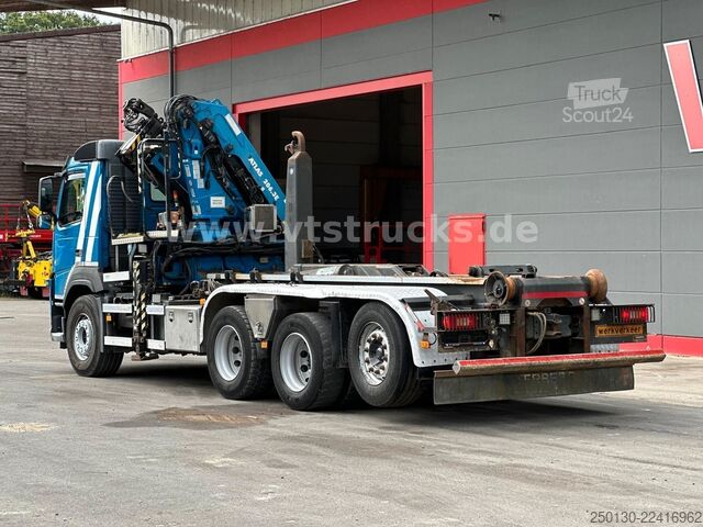 Camion benne à bras amovible VOLVO FM 410 8x4 BL Tridem VDL & ATLAS 206.3E LK *10 m