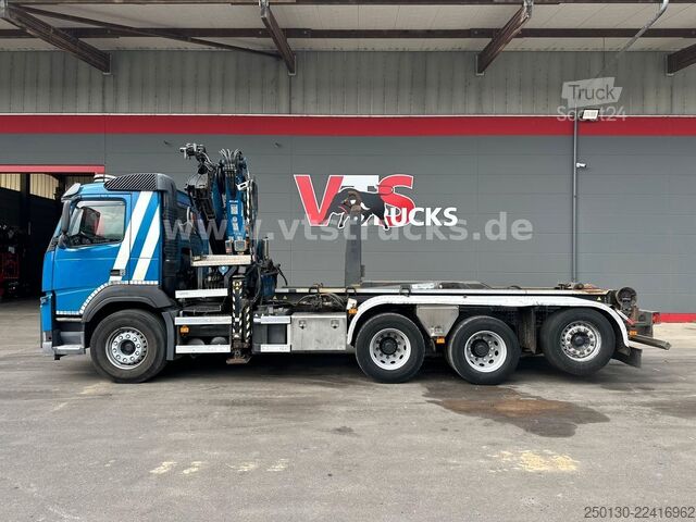 Camion benne à bras amovible VOLVO FM 410 8x4 BL Tridem VDL & ATLAS 206.3E LK *10 m