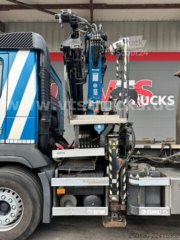 Camion benne à bras amovible VOLVO FM 410 8x4 BL Tridem VDL & ATLAS 206.3E LK *10 m
