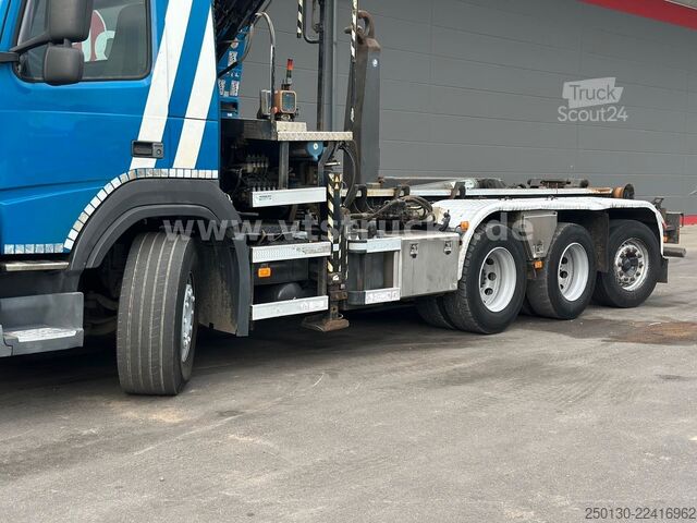 Camion benne à bras amovible VOLVO FM 410 8x4 BL Tridem VDL & ATLAS 206.3E LK *10 m