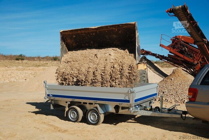 Reboque basculante trilateral BLYSS Blyss Anhänger Kipper 314x175x40cm 3500kg zGG