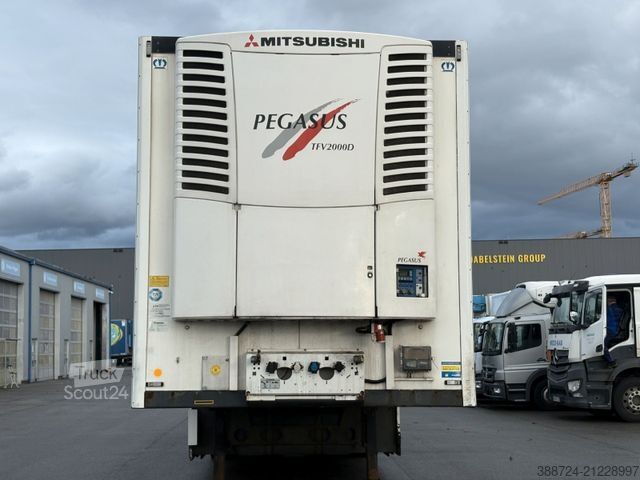 Frigorifik yarı römork KRONE SD*Mitsubishi TVF2000D*Palettenkasten*MB-Achsen*