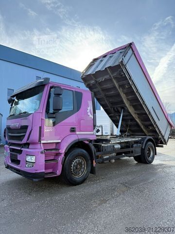 Třístranný sklápěč IVECO AT190S46P EEV 3 SEITENKIPPER BLATT LUFT ABS KLIM