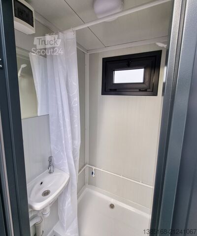 Badkamer container Elipo® Duschcontainer Sanitärcontainer Doppelkabine Dusche