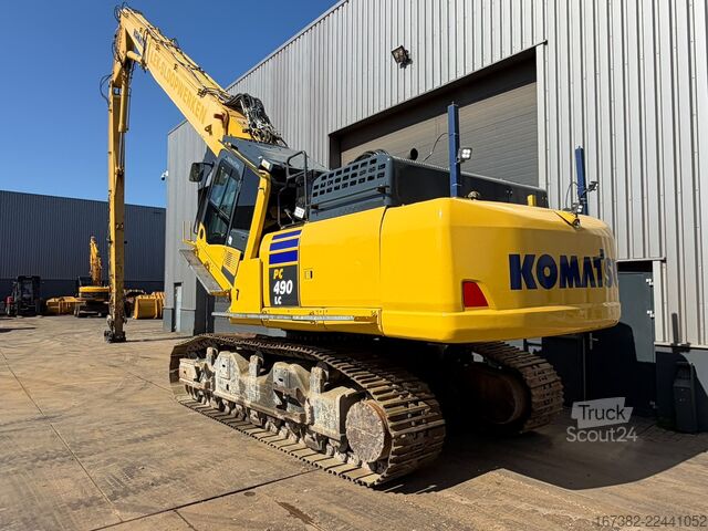 Pelle sur chenilles Komatsu PC490HRD-10 - 28m Demolition Boom