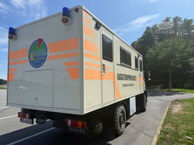 Kutu kamyonu MERCEDES-BENZ 917 A 4x4 Allrad Einzelbereift 6m Koffer Klima