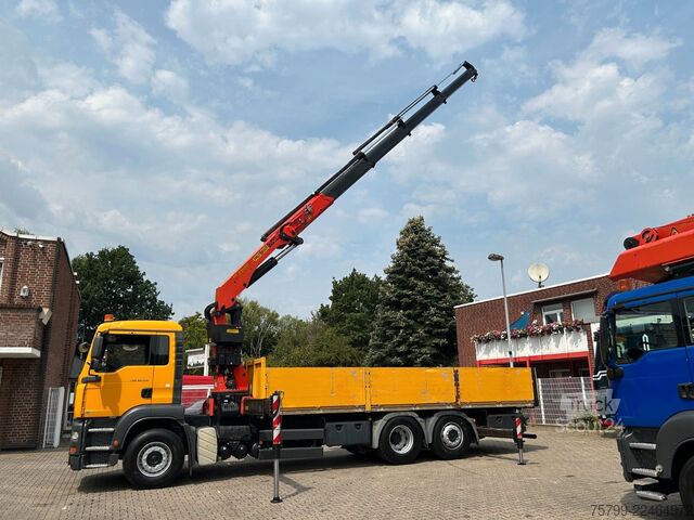 Kamyon üzerine monteli vinç MAN 26.310 TGA Pritsche + PK29002 Kran 6x2