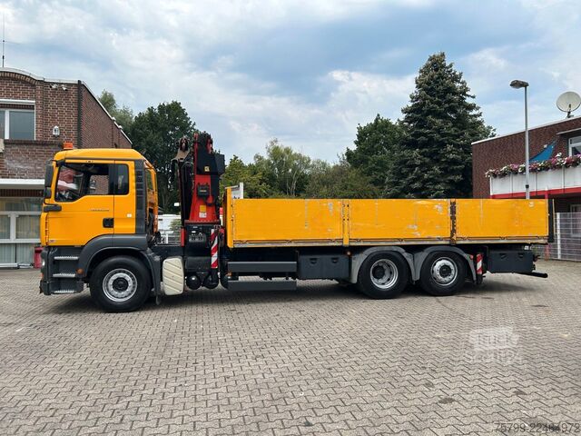 Kamyon üzerine monteli vinç MAN 26.310 TGA Pritsche + PK29002 Kran 6x2