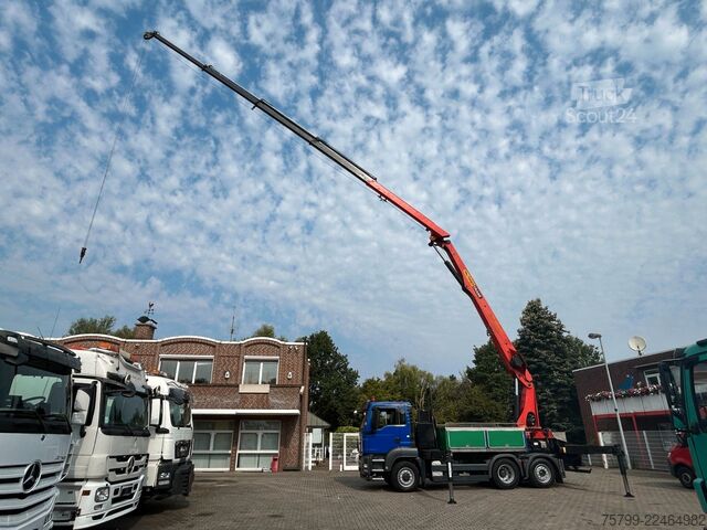 Kamyon üzerine monteli vinç MAN 28.400 Dachdeckerkran PK 40001 28 Meter 6x4-4