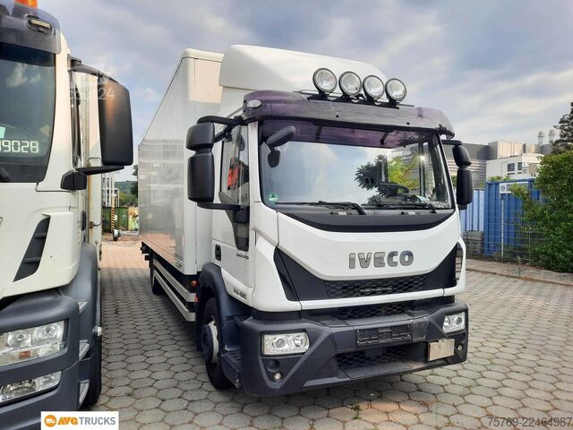 Kuorma-auto umpikorilla IVECO ML 140 E 28 Koffer 7,3 m LBW 1,5 t AHK 3-Sitzer