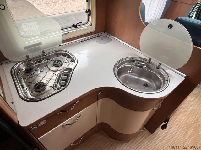 Yarı entegre karavan LMC T 708 G - Einzelbetten - Klima - Markise -