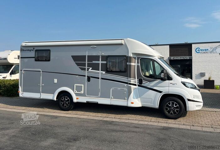Puoliksi integroitu matkailuauto SUNLIGHT Aktive T 67 - Hub/Einzelbetten - auto/Sat/TV -