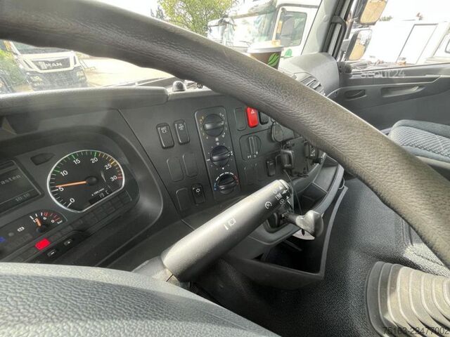 Τρίπλευρο ανατρεπόμενο φορτηγό MERCEDES-BENZ Axor 1826 K 4x2 2-Achs Kipper Kran Greiferst. de