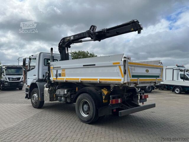 Ανατρεπόμενο φορτηγό MERCEDES-BENZ Axor 1826 K 4x2 2-Achs Kipper Kran Greiferst. de