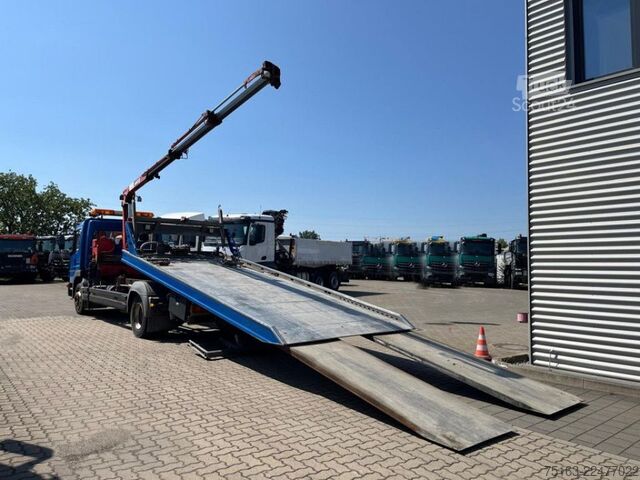 Lastbilsmonterad kran MERCEDES-BENZ Atego 1218 L Pritsche Kran Verschiebepl.+Brille