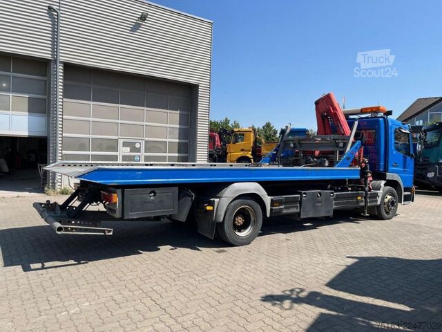Lastbilsmonterad kran MERCEDES-BENZ Atego 1218 L Pritsche Kran Verschiebepl.+Brille