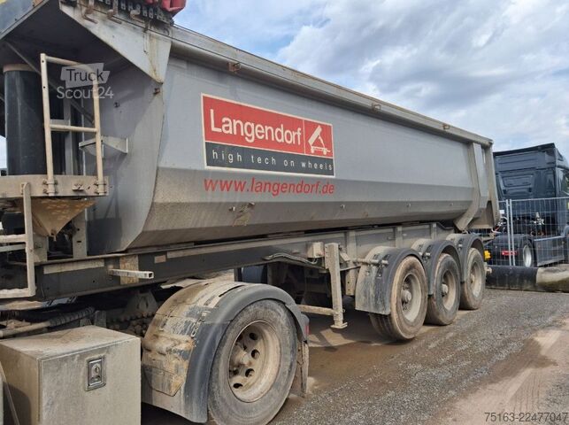 Ημιρυμουλκούμενο ανατρεπόμενο LANGENDORF SK Sattelkippauflieger SKS-HS 24/31 Kippaufliege