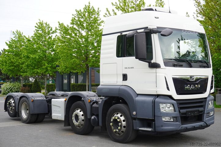 Alváz MAN TGS 35.420 8×2 / Chassis 6.4 m / 3 units