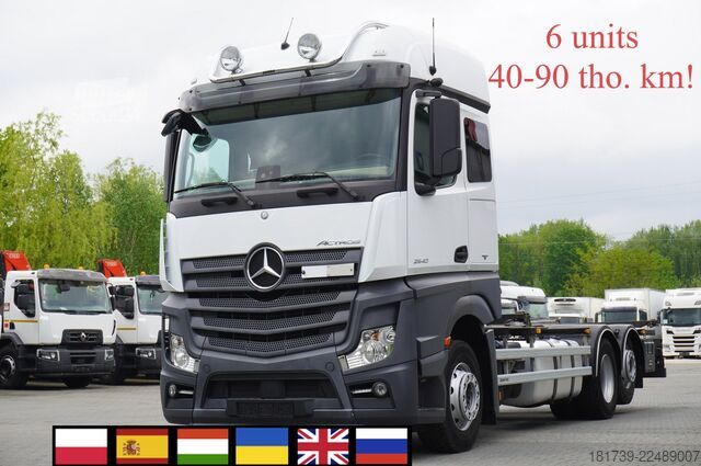 BDF / braukšanas nodarbībām Mercedes-Benz Actros 2540 6x2 / 80 tho. km! / 5-seater