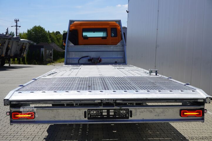 Autokrāns MAN TGM 26.320 6×2-4/NEW platform tow truck