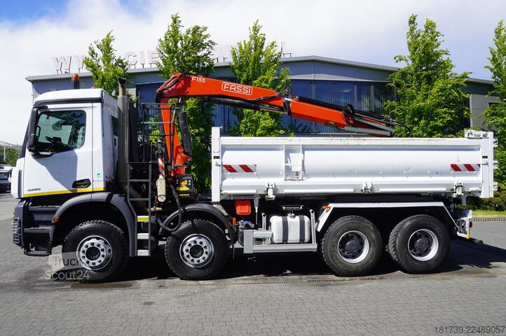 Dvosmerni kiper Mercedes-Benz Arocs 3236 8x4 / HDS Fassi F155A.0.22