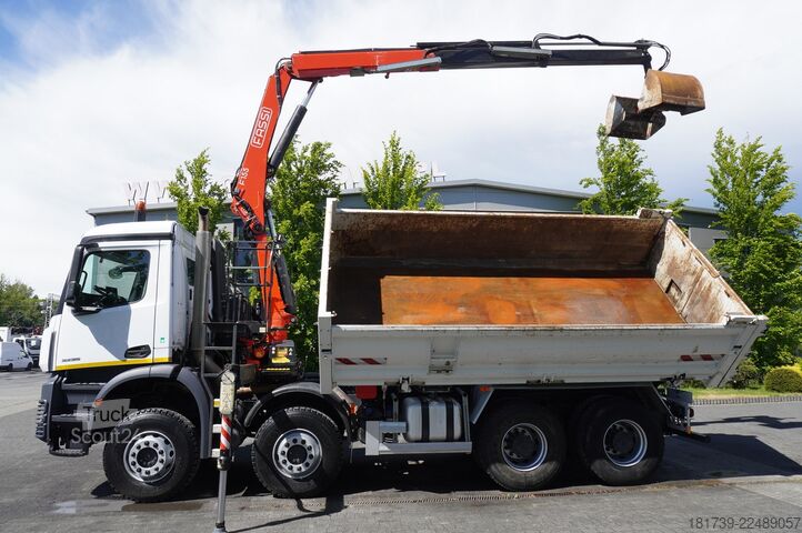 Dvosmerni kiper Mercedes-Benz Arocs 3236 8x4 / HDS Fassi F155A.0.22