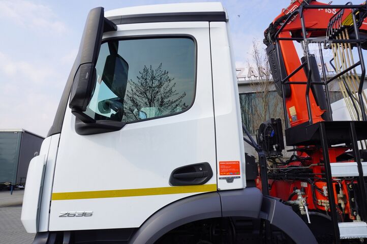 Tristranska prevračalna naprava Mercedes-Benz Arocs 2636 / 6x4 / HDS Fassi / 3-Way Tip