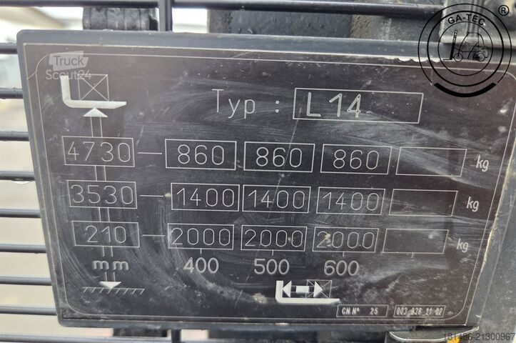 Handmatige stapelaar Linde L14i