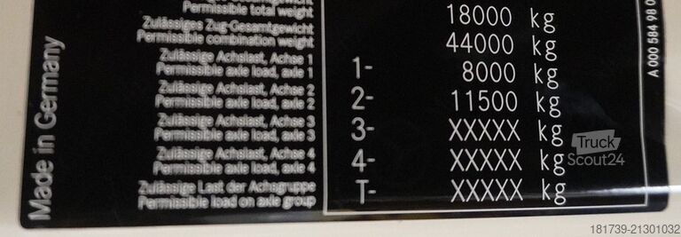 Wywrotka 3-stronna Mercedes-Benz Actros 1840 / New 3-side tipper 10 EPAL