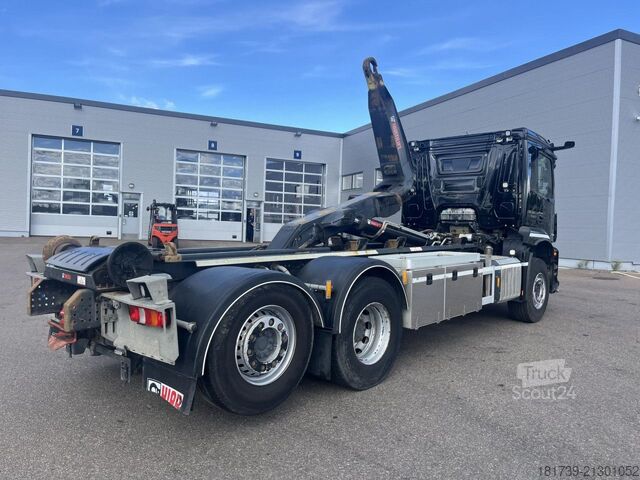 Hakowiec Mercedes-Benz Arocs 2543 6x2*4 / 21t Hooklift HIABT