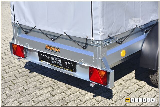 Automobilio priekaba Neptun Praktik N7-202D Set Hochplane + Stützrad