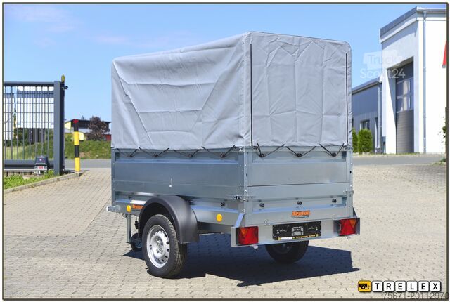 Automobilio priekaba Neptun Praktik N7-202D Set Hochplane + Stützrad
