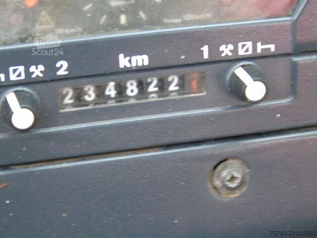 Vinç kamyonu DAF CF 75.240 ATI + EURO 2 + HIAB 090 + 3SIDE TIPPER