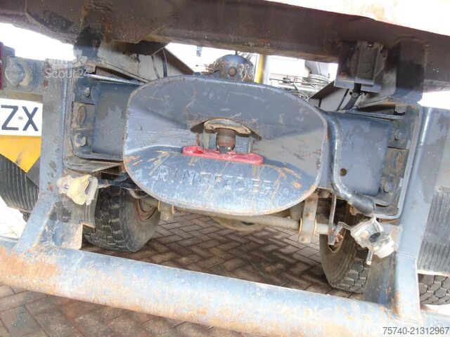 Vinç kamyonu DAF CF 75.240 ATI + EURO 2 + HIAB 090 + 3SIDE TIPPER