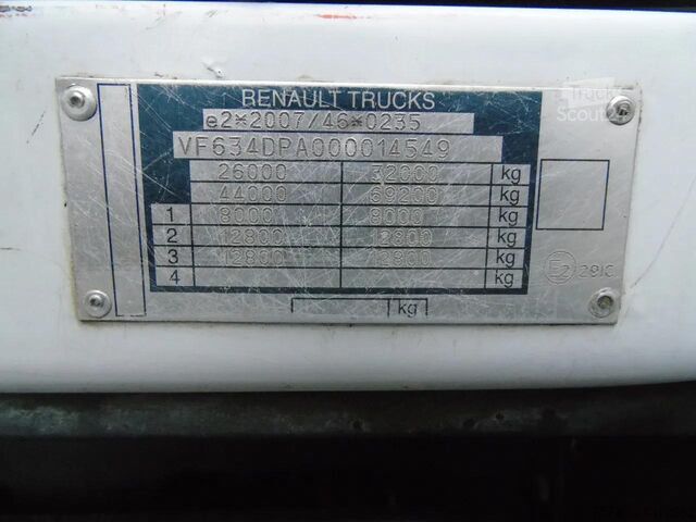 Camion cu macara Renault Kerax 460DXI + HIAB 166 HIDUO 3 X EXT. + 6X4 + ...