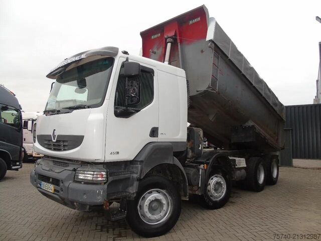 Kipper Renault Kerax 410DXI + 8X4 + MANUAL + SPRING