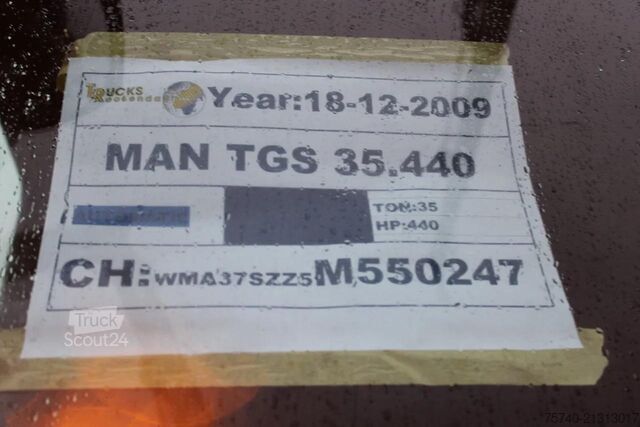 Dépanneuse MAN TGS 35.440 + COPMA 450 6x + 8X4 + SPRING + MANU...