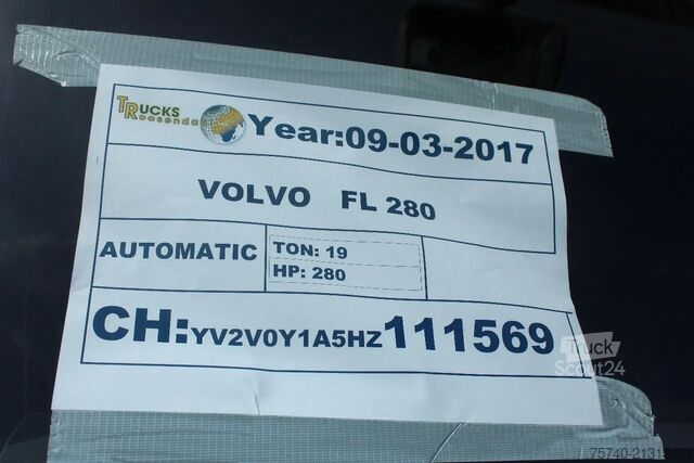 Transport chłodniczy/mrożony Volvo FE 280 + CARRIER + ATP/FRC + LIFT /EURO 6/ 19T